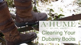 A Hume Cleaning Your Dubarry Boots [upl. by Ynos]