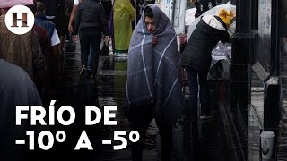 Clima en México probabilidad de lluvias y bajas temperaturas por frente frío 26 [upl. by Lemhaj]