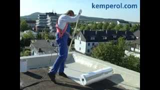 Waterproofing of flat roof with KEMPEROL [upl. by Donaldson]