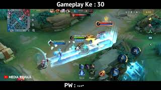 Media Remaja Gameplay Hero Miya Mobile Legends  30th match [upl. by Arluene870]