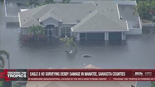 Widespread flooding in Florida from Tropical Storm Debby  Tracking the Tropics [upl. by Yhtimit]