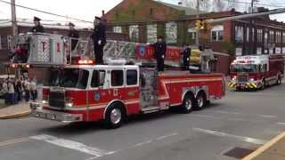 WESTERN PENNSYLVANIA FIRE amp EMS UNITS AT UNIONTOWNS AMERICANISM PARADE PT 1  SEE DESCRIPTION [upl. by Kare]