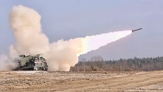 Multiple Launch Rocket System US Army • M270 MLRS [upl. by Sutsuj]