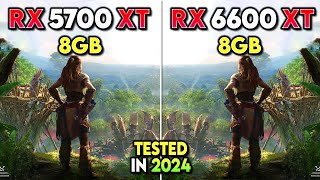 RX 5700 XT vs RX 6600 XT  How Much Performance Difference in 2024 [upl. by Ecenahs]