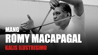 Interview with Mang Romeo quotRomyquot Macapagal of Kalis Ilustrisimo  Filipino Martial Arts  Kali [upl. by Pazia]