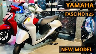 Yamaha Fascino 125 Fi Hybrid 2024  Detailed Review  Price And Features [upl. by Dardani291]