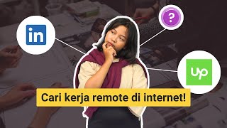 Cara cari lowongan kerja remote di internet [upl. by Ecertak]