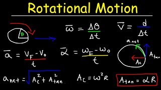 Rotational Motion Physics Basic Introduction Angular Velocity amp Tangential Acceleration [upl. by Nitneuq]