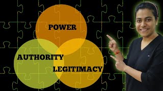 Concept of Power Authority and Legitimacy in Political Science [upl. by Bobbi]