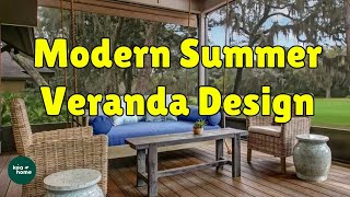 Perfect Summer Veranda Design For 2024  Modern Front Verandah Designs [upl. by Shira387]