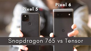 Pixel 5 vs Pixel 6 speed test How fast is the new Pixel phone Worth upgrading [upl. by Katushka]