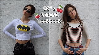 Spring Lookbook  90s vibes ♡ vittoriamiles [upl. by Atenahs243]