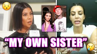 Kourtney Kardashian SAYS Travis Barker Cheated w Kim Kardashian [upl. by Xonnel693]