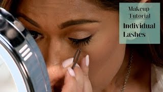 How to Apply Individual Lashes on Yourself [upl. by Kettie256]