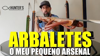 Hunters Pesca Sub  Os Arbaletes que uso com detalhes  Evolução [upl. by Issy]