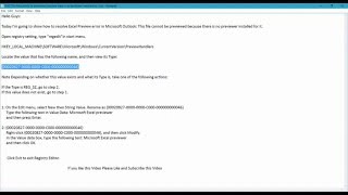 FIX This file cannot be previewed because there is no previewer installed for it Outlook [upl. by Laikeze]