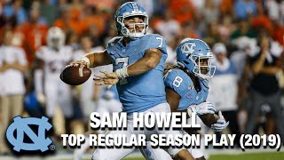 UNC QB Sam Howell  Top Regular Season Play of 2019 [upl. by Shulock473]