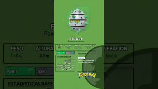 Ferroseed el pokemon frutoespina pokedex unova pokemongame pokemongo anime shorts teselia [upl. by Allez449]