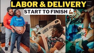 Labor amp Delivery Natural Birth VLOG  Rushed To Emergency Room  MUST WATCH 👶🏾 [upl. by Eseer]