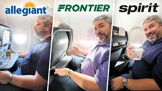 Americas WORST Airlines Allegiant vs Frontier vs Spirit [upl. by Bamberger]