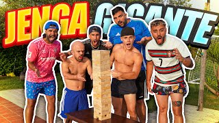 🧱 JENGA GIGANTE Challenge in VILLA ELITES [upl. by Nyrhtac]