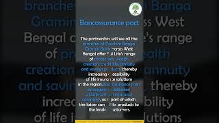 Bancassurance pact [upl. by Hessney]