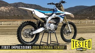 First Impressions 2019 Yamaha YZ450F [upl. by Richards]