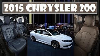 2015 Chrysler 200 adding two new interior choices with blue and mocha leather interior [upl. by Gerrie733]