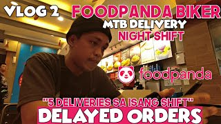 Foodpanda Deliveries  EP 2  JANUARY 1 2024 🎉  HAPPY NEW YEAR SA INYO  VLOG 002 MTB DELIVERY [upl. by Konstantin]