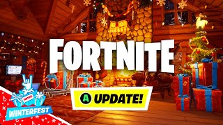 NEW FORTNITE EMERGENCY UPDATE MOVEMENT FIXED FREE PRESENTS WINTERFEST amp MORE Chapter 5 [upl. by Dewhurst]