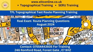 REAL Exam Route Planning Questions EXPOSED  TFL Topographical Training  Topographical Test 2024 [upl. by Sandry]