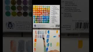 Schmincke special edition exceptional set watercolor swatch and mixing [upl. by Brade]