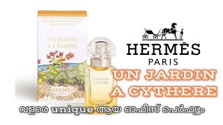 Hermes Un Jardin A Cythere Perfume Review in Malayalam Very Unique Pistachio amp Olive Fragrance [upl. by Ahsined54]