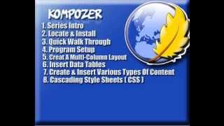 Kompozer Tutorial  Complete Video Kompozer Tutorial Video Course [upl. by Alguire]