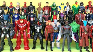 Todos 40 Figuras de Acción Marvel Avengers Infinity War Avengers Endgame Hombre Aranã Thor [upl. by Hars232]