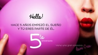 Cumplo CINCO años con MyMakeupCorner [upl. by Rolat]