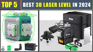 BEST 3D Laser Level 2024  TOP 5 BEST 3d laser level 12 lines [upl. by Eciened]