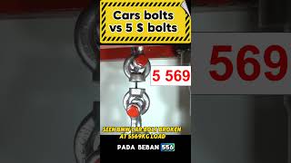 5 BOLTS vs CAR BOLTS [upl. by Katt]