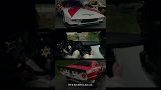 Lancia Stratos on Wet Rally Stage  HQ engine sound [upl. by Hashimoto]