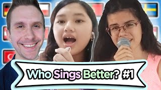 Who Sings Better In Their Language 1 [upl. by Diver]