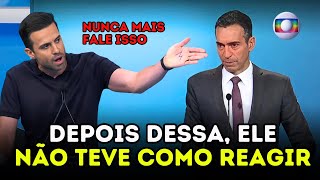 PABLO MARÇAL FAZ JORNALISTA PERDER A LINHA COM RESPOSTA AFIADA EM DEBATE DA GLOBO [upl. by Aneled]