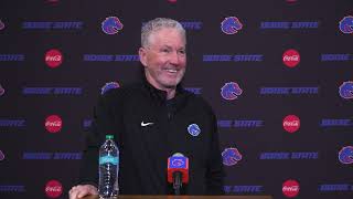 Boise State OC Dirk Koetter meets with the media to recap Wyoming and preview Oregon State [upl. by Stanfield]