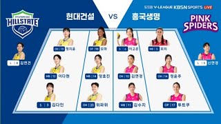 Vleague Pink spiders Vs Hyundai Hilstate season 20242025 [upl. by Dnamra666]