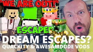 Technoblade GONE Where is Dream Quackity amp Awesamdude Dream SMP Streams FIRST REACTION [upl. by Nioe]