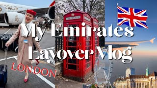 A day in the LIFE of an EMIRATES Cabin Crew ✈️  From START to FINISH  24 Hours In London ✨ Vlog ✨ [upl. by Lathan]