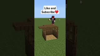 Minecraft 2×2 House🏠 minecraft foryou minecraftbuilding youtubeshorts game [upl. by Marguerita]