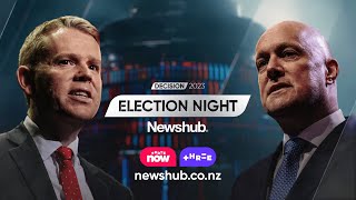 NZ election night 2023  results and coverage  Newshub [upl. by Lashar]