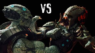 PREDATOR（STONE HEART） VS PREDATORASSASIN COMPLETE【STOP MOTION】【NECA 】 [upl. by Atnoled]