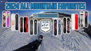 2024 Favorite All Mountain Snowboards from The Good Ride [upl. by Adlig377]