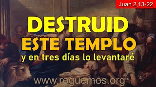 Jesús expulsa a los mercaderes del Templo Reflexión sobre el comercio y la fe  Juan 213 22 [upl. by Nanreik25]